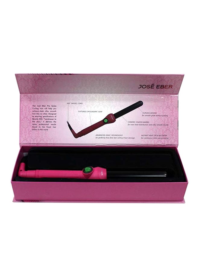 JOSE EBER Pro Series Clipless Curling Iron Rod Pink/Black 25ml  - Image 4