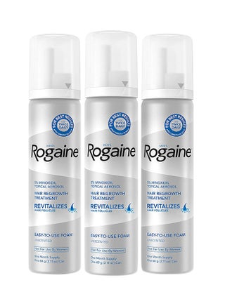 Hair Regrowth Treatment Pack Of 3 Multicolour 60grams - v1563796051/N11265641A_1