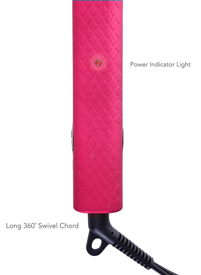 JOSE EBER Pure Ceramic Straightening Flat Iron - JE - 300 CR Pink 1.25inch  - Image 3