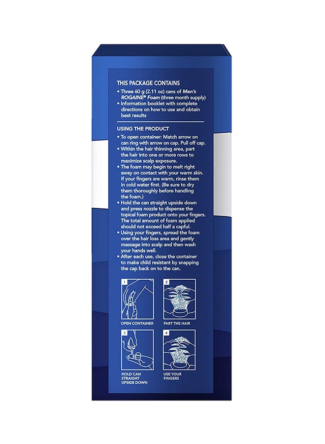 Rogaine - Hair Regrowth Treatment Pack Of 3 Multicolour 60grams - Image 1