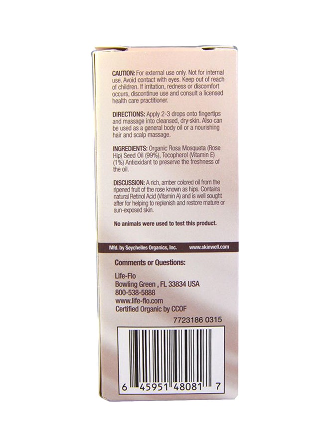 Life-flo Pure Rosehip Seed Oil Gold 30ml  - Image 4
