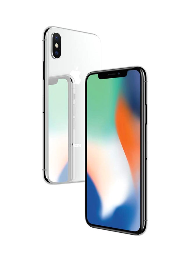 Apple - iPhone X With FaceTime Silver 64GB 4G LTE - Image 1