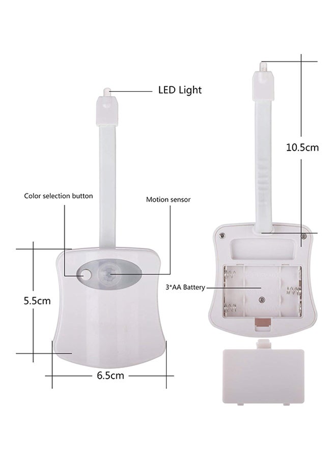 AS SEEN ON TV Motion Activated Toilet Bowl Night Light Blue 66mm  - Image 2