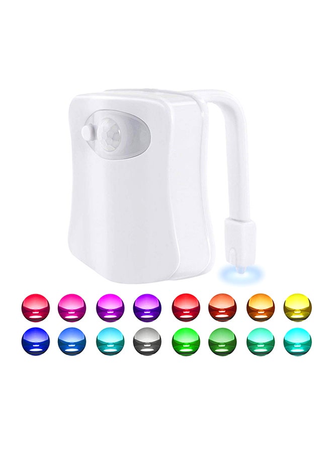 AS SEEN ON TV Motion Activated Toilet Bowl Night Light Blue 66mm  - Image 1
