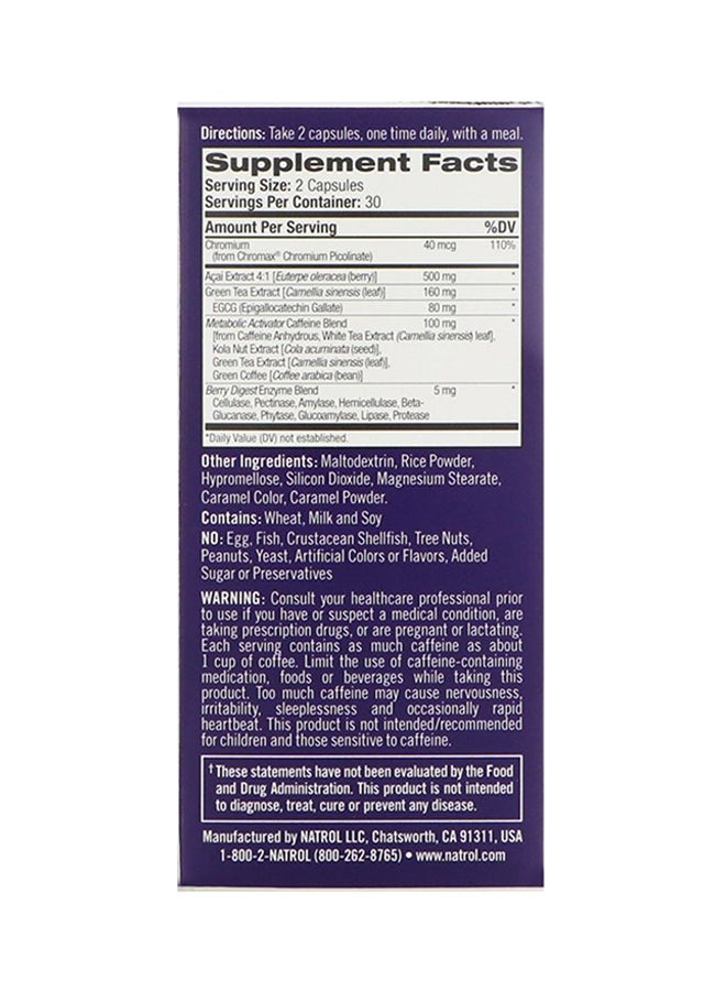 أكي بيري دايت 60 كبسولة نباتية - Image 3