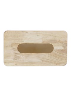 Generic Tissue Paper Box White/Wooden 230x130x100mm  - Image 4