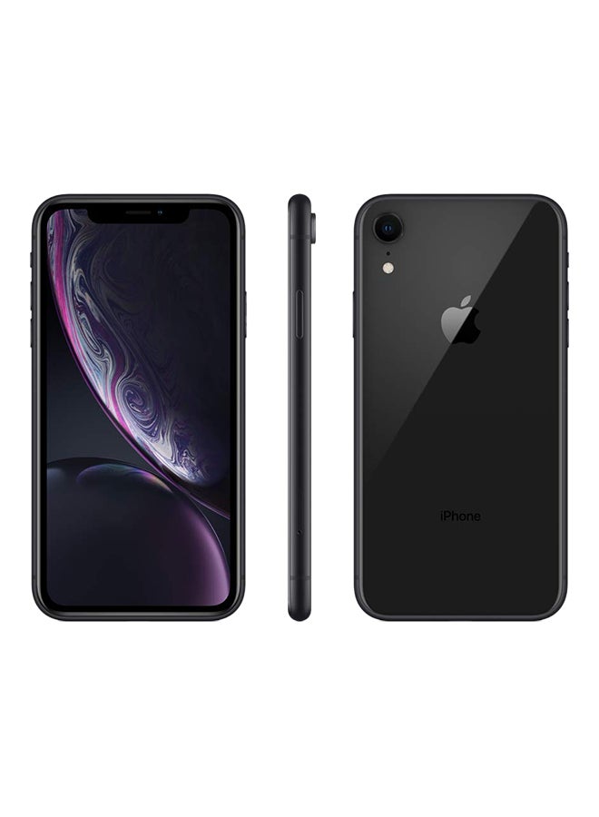Apple - iPhone XR With FaceTime Black 64GB 4G LTE - Middle East Region - Image 1