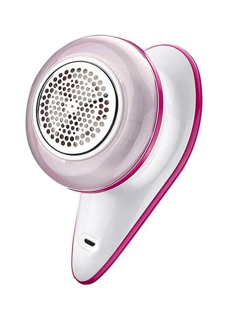 USB Rechargeable Lint Remover White/pink 21.8 x14.5x9.6centimeter