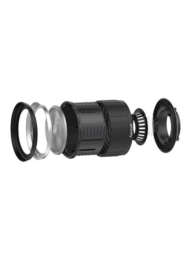 Aputure 2X Fresnal Mount For Studio Light Black  - Image 5