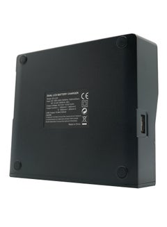 برو ميج شاحن Pm115 رقمي ومزدوج الفتحات لبطارية Fw50 أسود  - Image 2