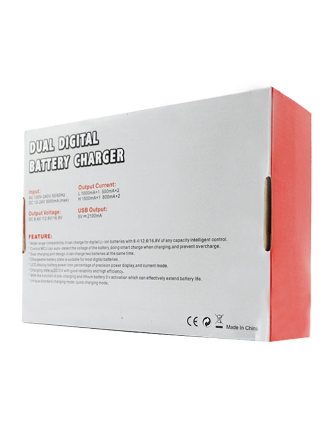 PROMAGE Dual Digital Battery Charger Pm115 For Fw50 Black - Image 5