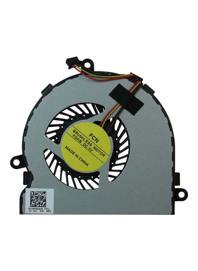 Power4Laptops Replacement Cooling Fan For HP Notebook 250 G4 Grey/Black 