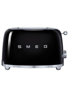 smeg 2 Slice Toaster 950W TSF01BLUK Black/Silver  - Image 3