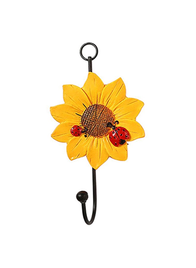 Three-Dimensional Flower Magnetic Sticker Yellow/Red/Black - Image 1