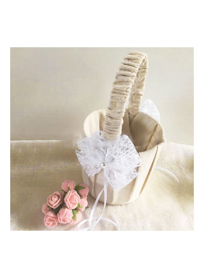 5-Piece Decorative Wedding Accessories Set Beige  - Image 2