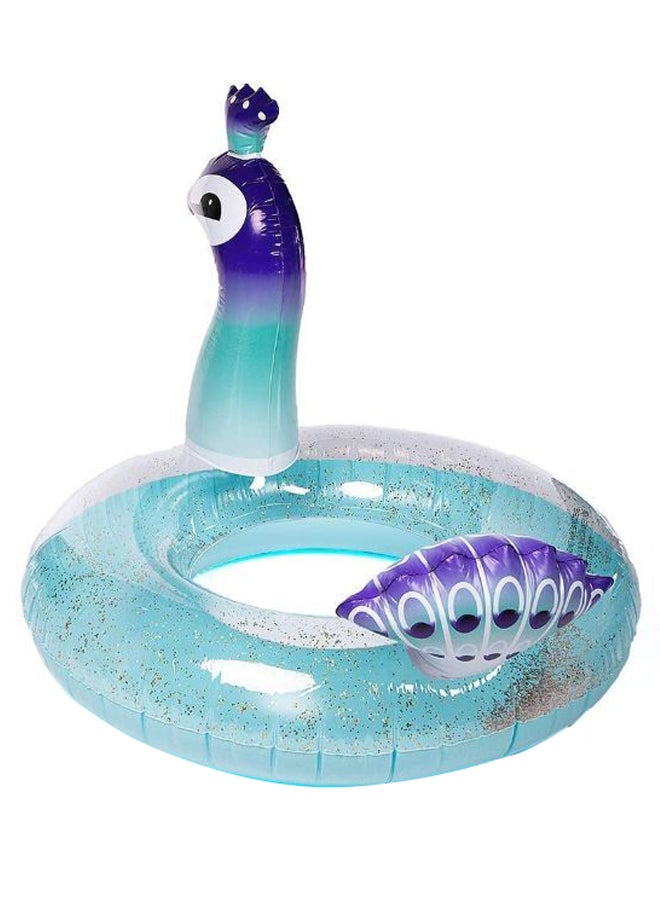 Peacock Circle Shape Swimming Raft Pool Tube Float 90centimeter