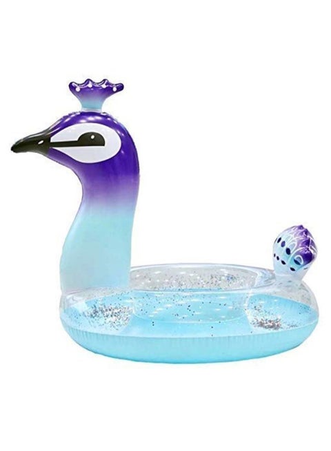 Peacock Circle Shape Swimming Raft Pool Tube Float 90centimeter