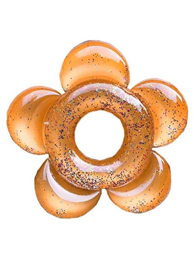 Floral Ring Swimming Raft Pool Tube Float 140cm
