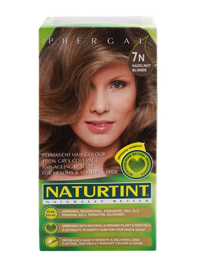 NATURTINT Permanent Hair Color 7N Hazelnut Blonde 165ml  - Image 2