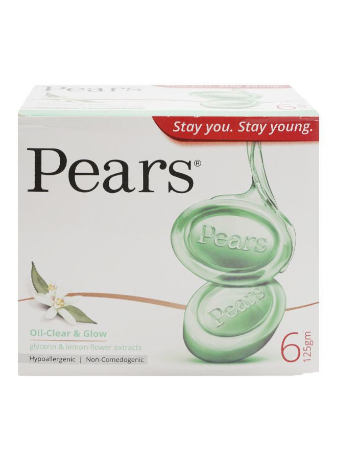 Pears Oil-Clear Glow Glycerin And Lemon Flower Extract Soap 125grams  - Image 2
