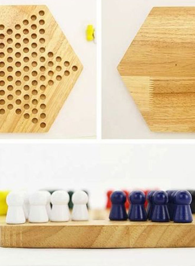 جو باي لعبة داما صينية لوحية بتصميم سداسي الشكل - Image 2