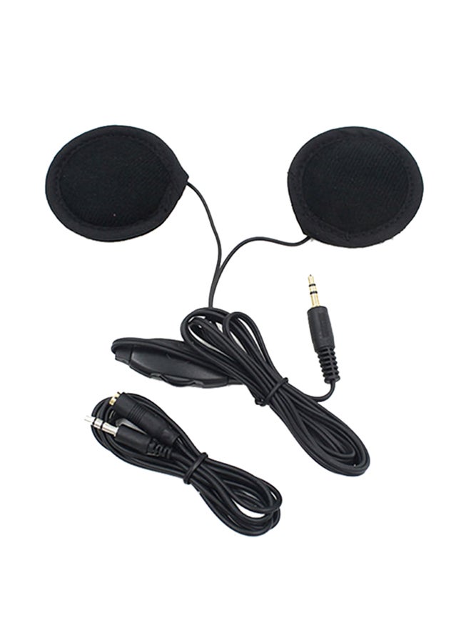 EHOME 3.5mm MP3 Speaker Headphones Black - Image 1