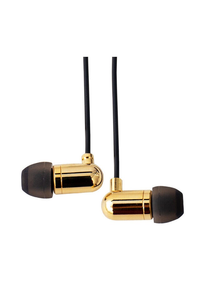 EHOME Cavity Dynamic HiFi In-Ear Earphones Gold - Image 3