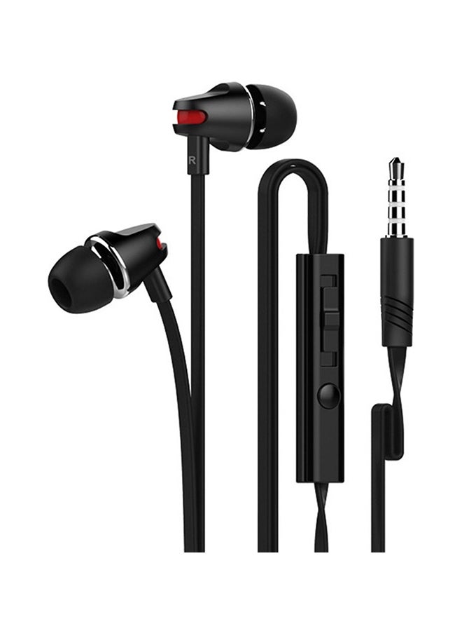 EHOME Wired Earphones Black - Image 1