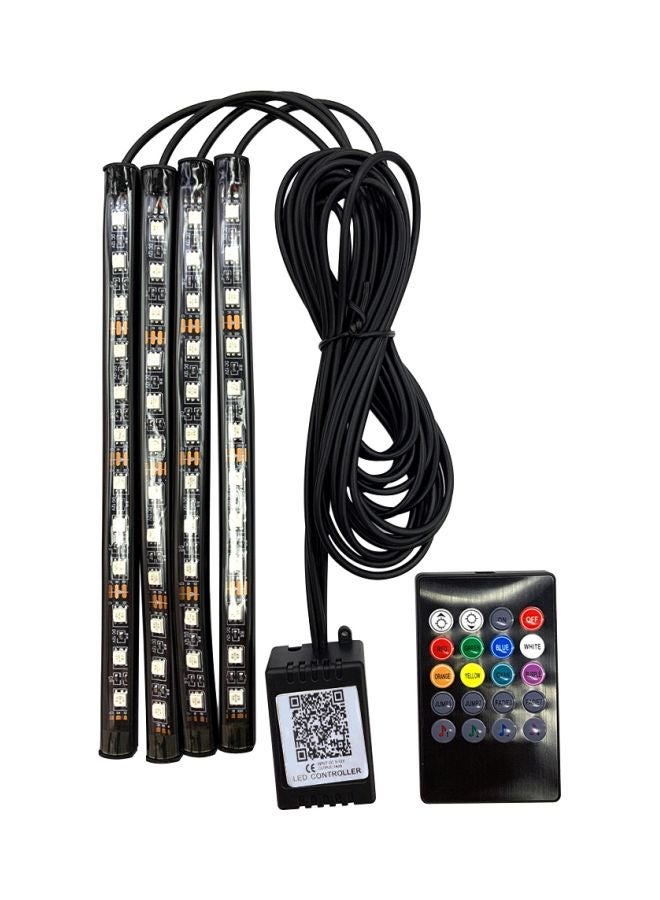مصباح LED داخلي للسيارة من 4 قطع - Image 1