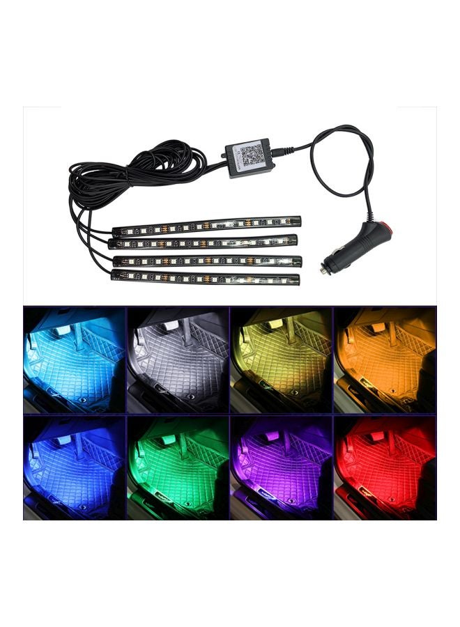 مصباح LED داخلي للسيارة من 4 قطع - Image 2