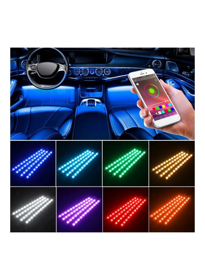 مصباح LED داخلي للسيارة من 4 قطع - Image 4