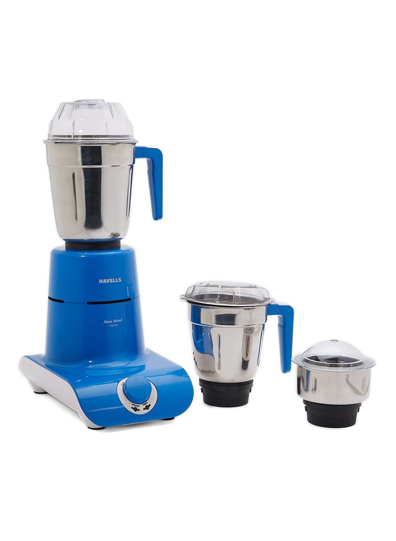 Havells - Maxx Grind Mixer Grinder With 3 Jars 750W 750.0 W MAX750W Blue - Image 1