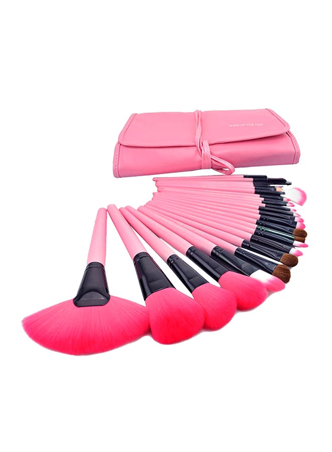 Generic Professional Makeup Brushes Pink/Black  - Image 5
