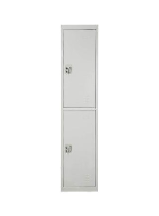 TG2 Two Door Metal Locker Grey 45x183x40cm - v1563861021/N13133611A_1