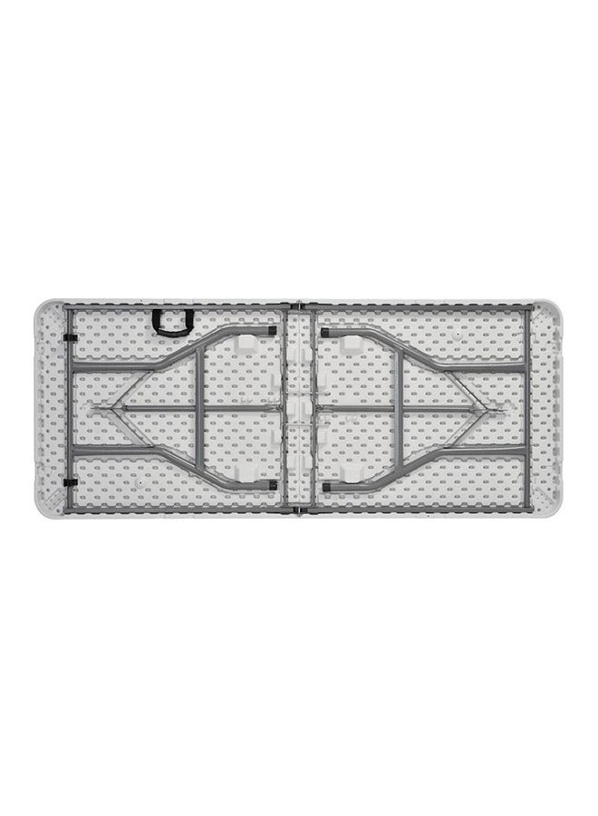 Foldable Lightweight Table White/Grey 6feet - Image 2