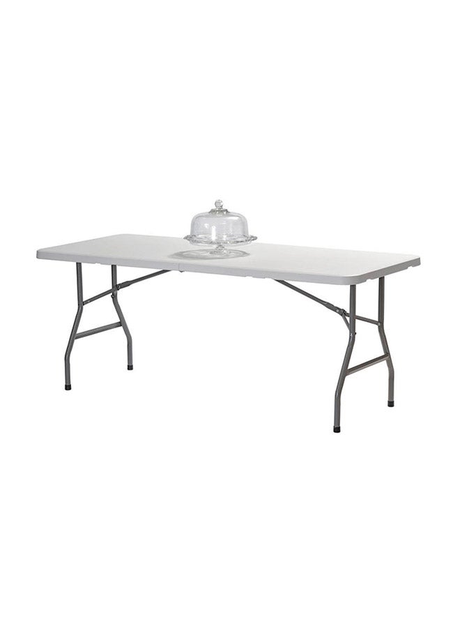 Foldable Lightweight Table White/Grey 6feet - Image 5