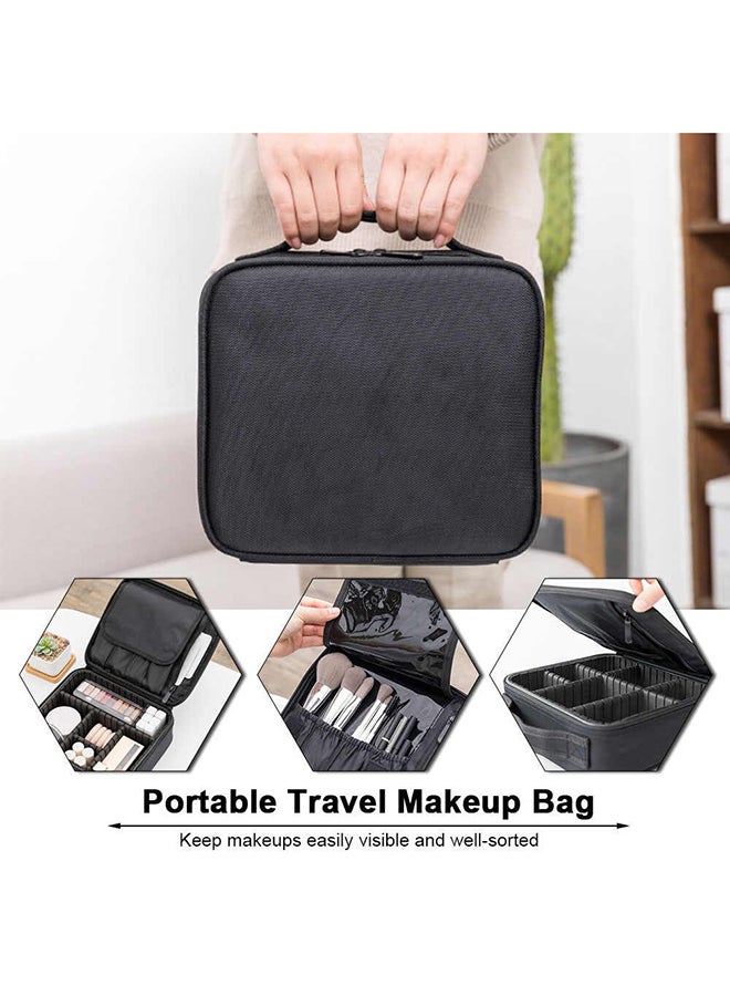 ANSELF - Portable Makeup Bag Black - Image 1