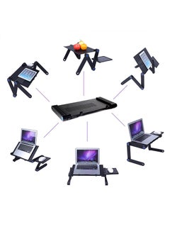 Generic Foldable Laptop Table Black  - Image 5