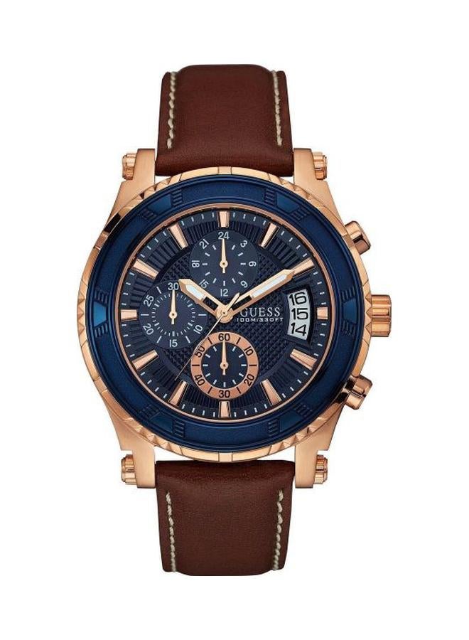 GUESS Men's Pinnacle Chronograph Watch W0673G3 - 46 mm - Brown - Image 1