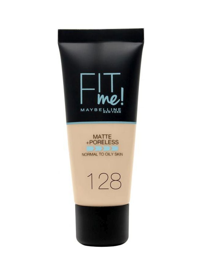 Fit Me Matte And Poreless Foundation Warm Nude 128