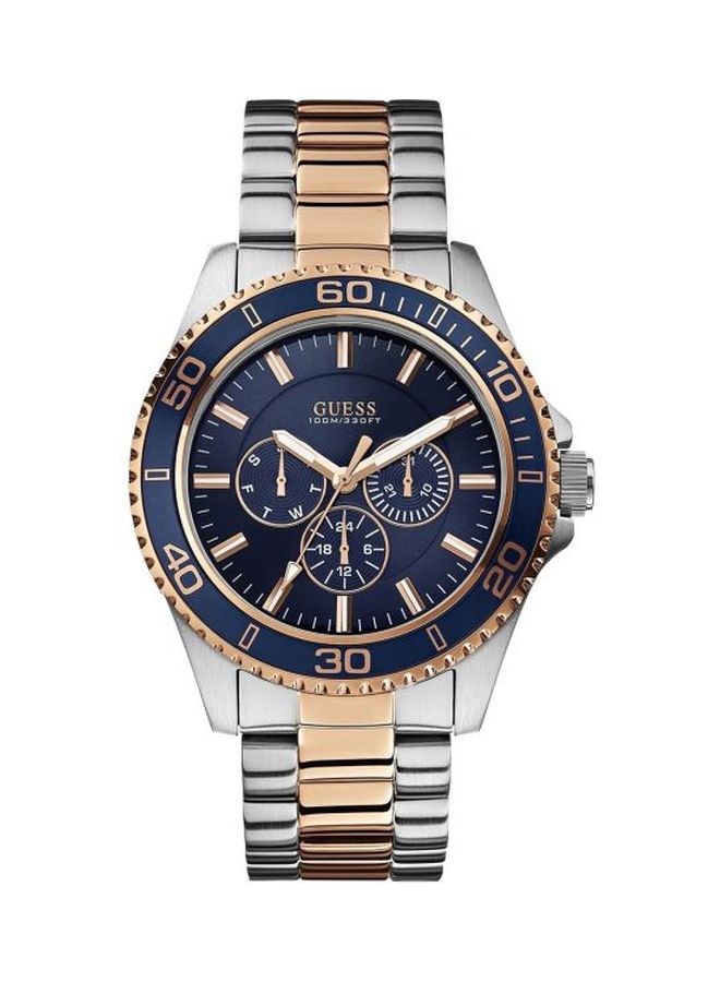 جس ساعة يد بعقارب ومقاومة للماء طراز W0172G3 للرجال - Image 1