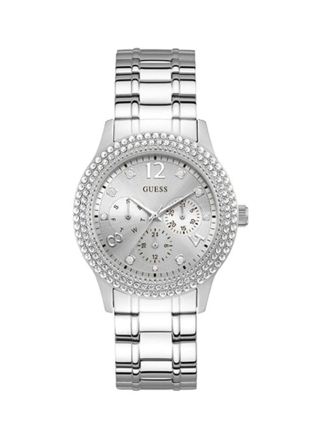 جس ساعة يد بعقارب مقاومة للماء طراز W1097L1 للنساء - Image 1