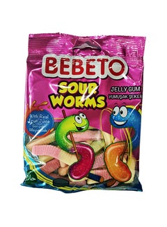 Sour Worms Jelly Gum 80grams