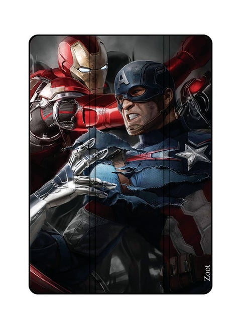 Protective Flip Case Cover For Apple iPad 9.7-Inch 6th Gen Iron Man Fighting