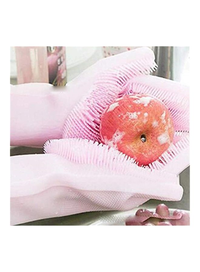 Silicone Dishwashing Gloves Pink 36Ã—8Ã—18cm  - Image 3