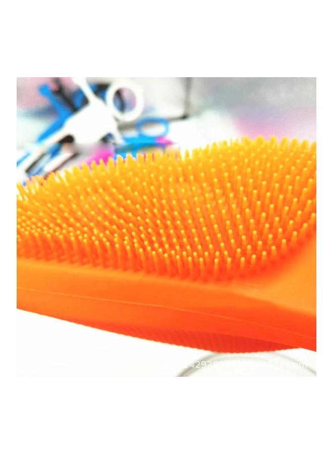 زوج قفاز لغسل الأطباق قابل لإعادة الاستخدام برتقالي 36Ã—8Ã—18سم - Image 5