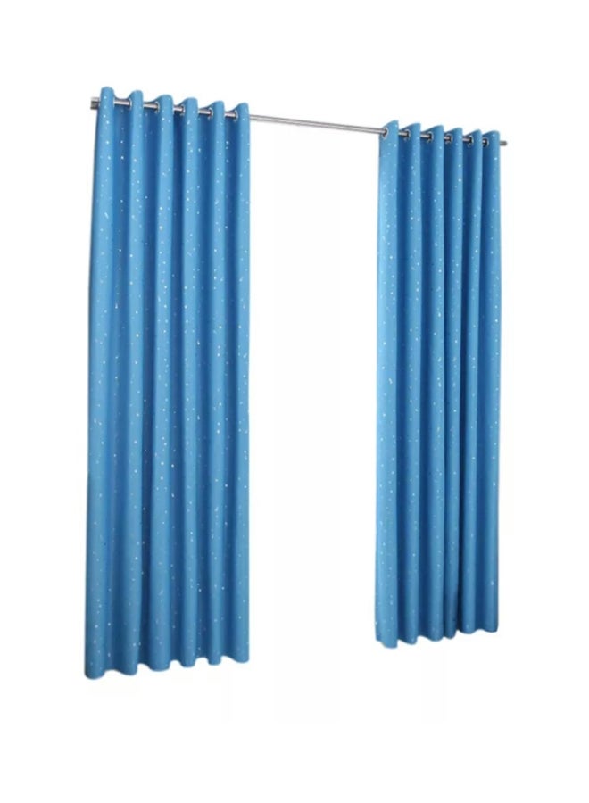 Printed Blackout Curtain Sky Blue 51x40inch