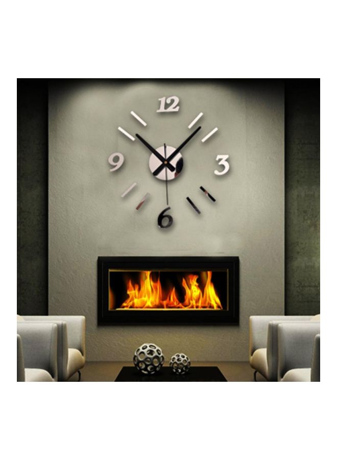 Decorative Wall Clock Stickers Black 40x5x13cm - Image 4