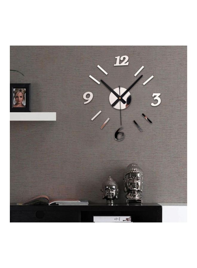Decorative Wall Clock Stickers Black 40x5x13cm - Image 5