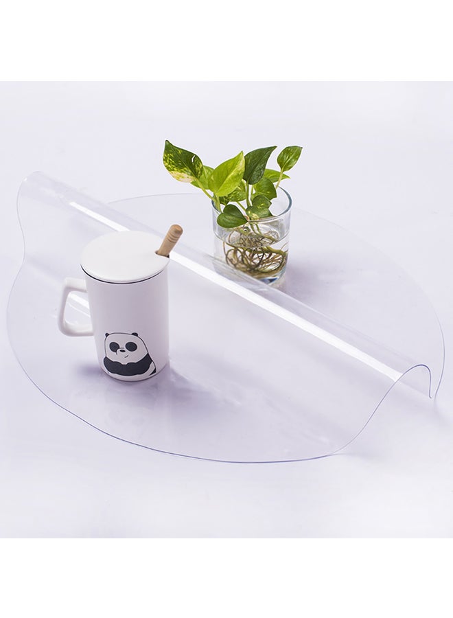PVC Waterproof Tablecloth Clear 120x1.5centimeter